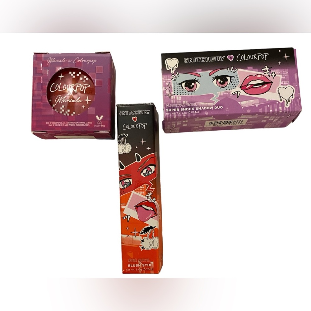 New Color Pop 4 piece makeup set.